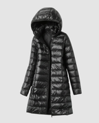 Women's Lightweight Hooded Puffer Jacket – Packable Quilted Jacket for Travel