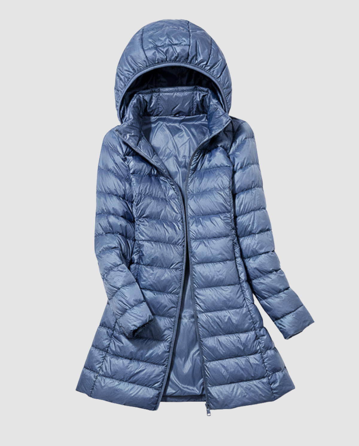 Women's Lightweight Hooded Puffer Jacket – Packable Quilted Jacket for Travel