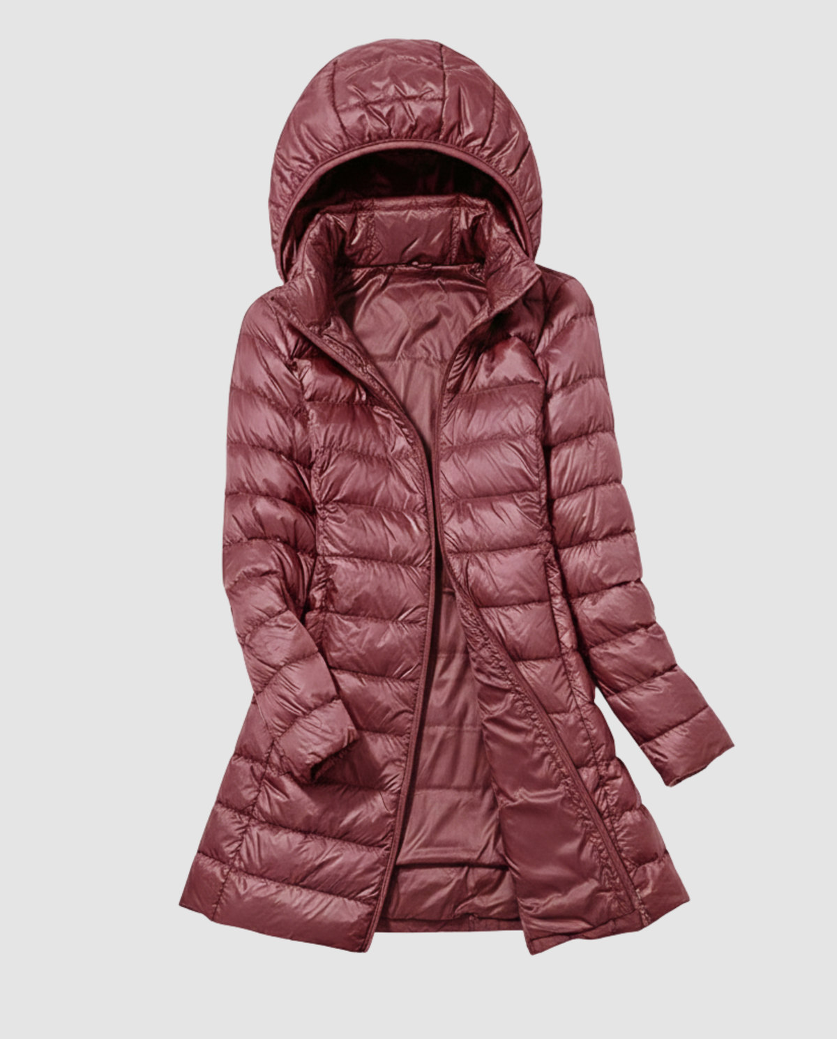 Women's Lightweight Hooded Puffer Jacket – Packable Quilted Jacket for Travel
