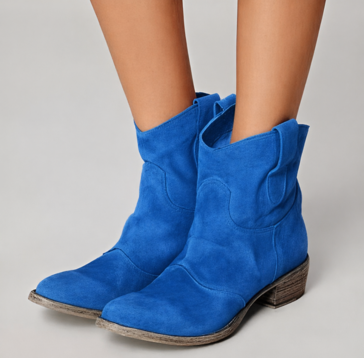 Women's Suede-Look Ankle Boots – Sleek Everyday Booties in 8 Colors