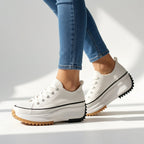 Platform Sneakers Women's - Orthopedic Canvas Walking Shoes
