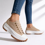 Platform Sneakers Women's - Orthopedic Canvas Walking Shoes