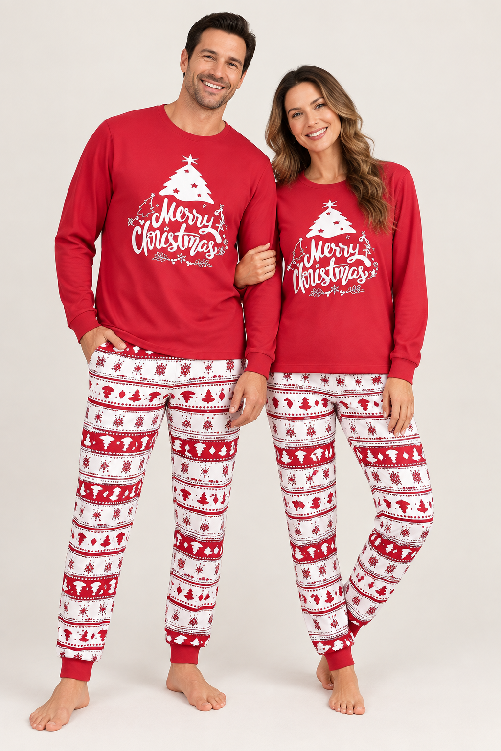 Jolene | Matching Family Christmas Pajamas in Green and Red