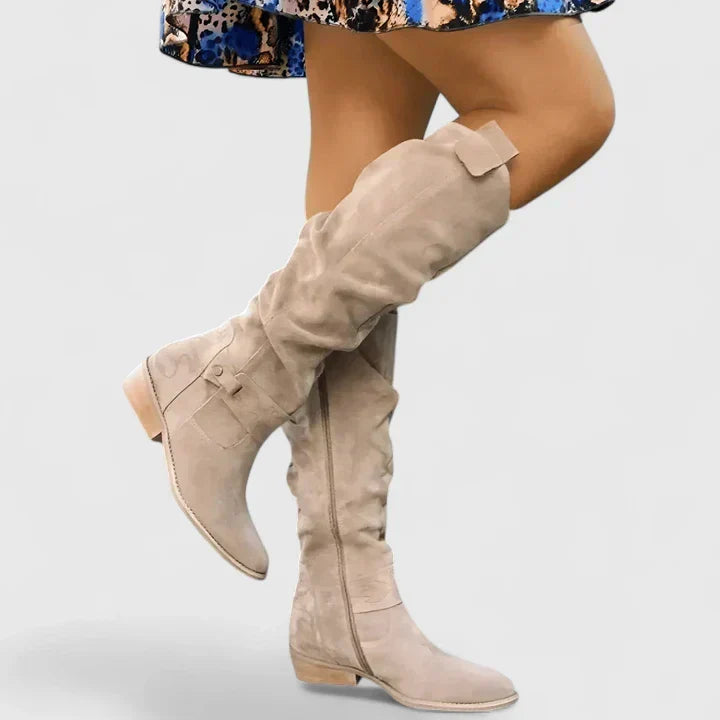 Women's Cushioned Comfort Boots – Stable 4 cm Heel Everyday Boots