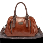 Women's Structured Statement Handbag – Timeless Everyday Bag in 4 Colors