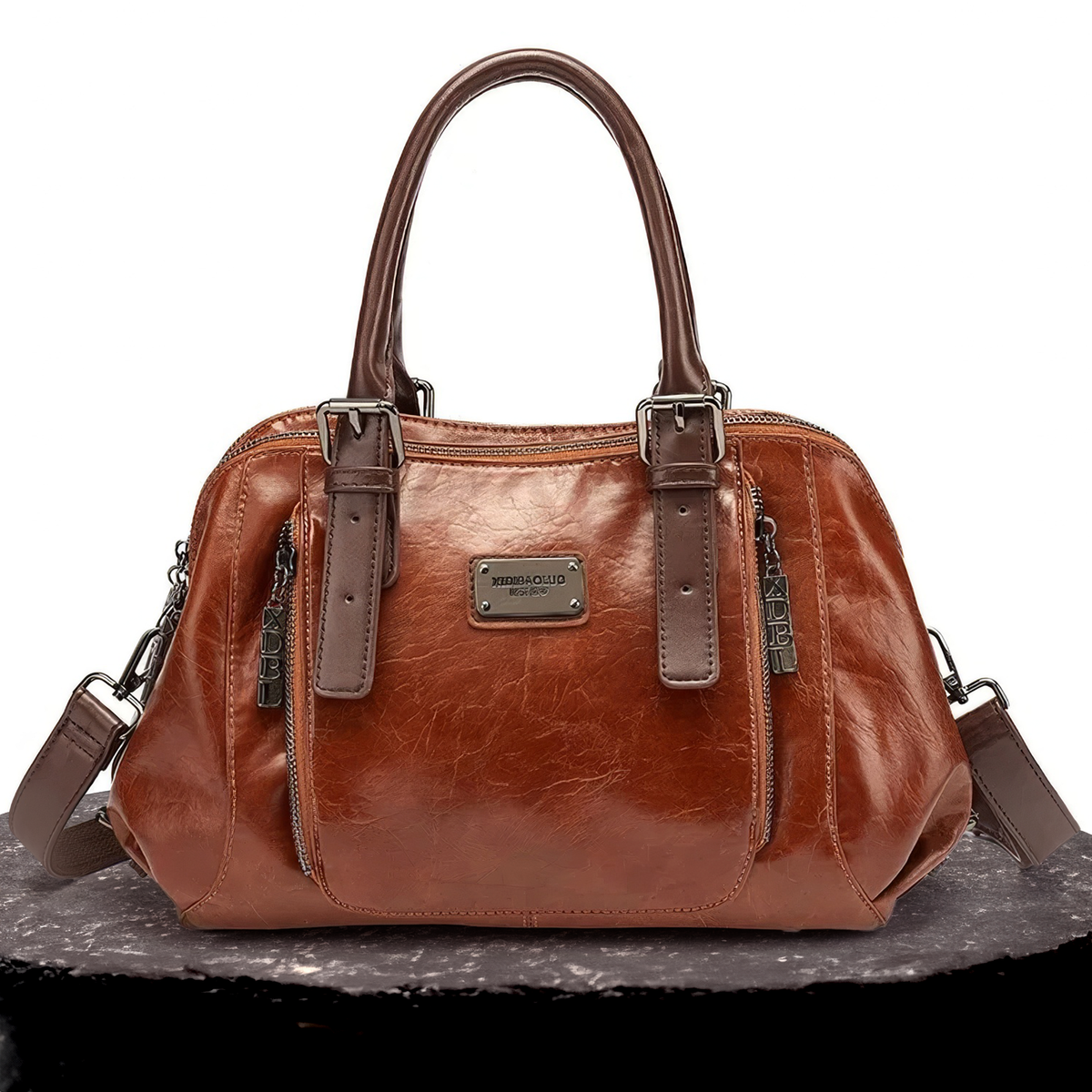 Women's Structured Statement Handbag – Timeless Everyday Bag in 4 Colors
