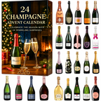 Celia | 24 Day Champagne Bottle Ornament Advent Calendar