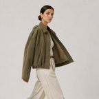 Women's Relaxed Fit Jacket Timeless Refined Outerwear