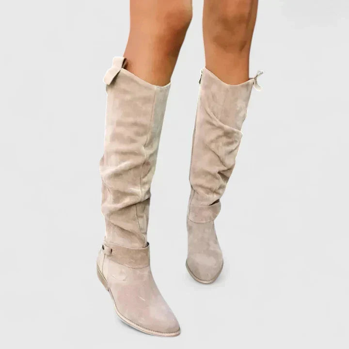 Women's Cushioned Comfort Boots – Stable 4 cm Heel Everyday Boots
