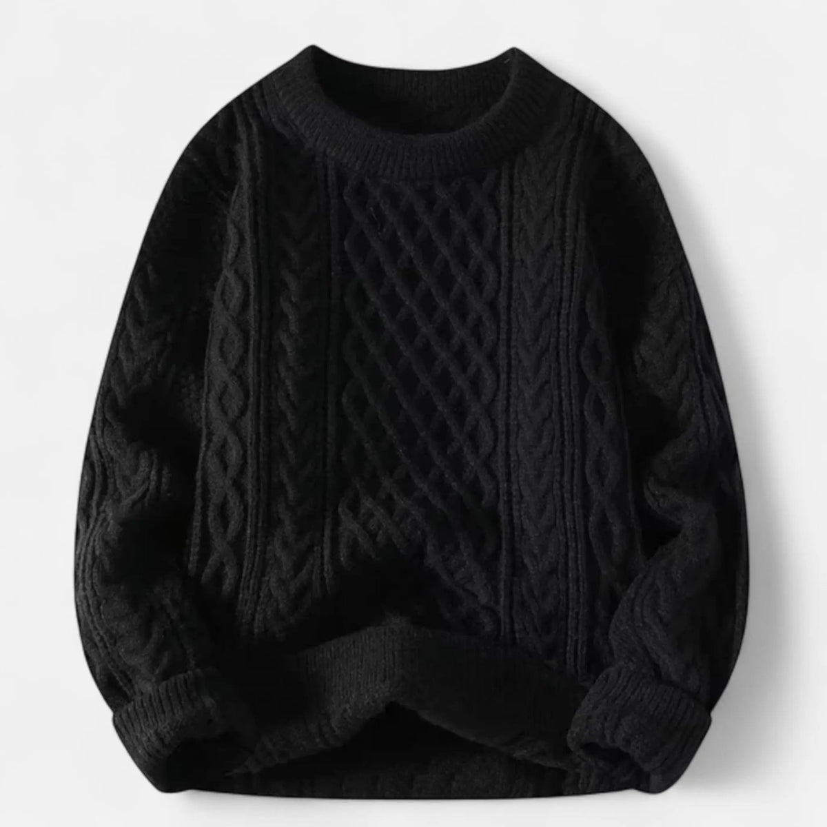 Women's Textured Knit Crewneck Sweater – Long Sleeve Pullover