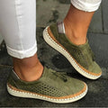 Women's Cushioned Slip-On Flats – Comfortable Elegant Everyday Shoes