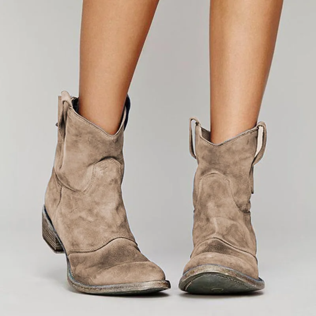 Women's Suede-Look Ankle Boots – Sleek Everyday Booties in 8 Colors