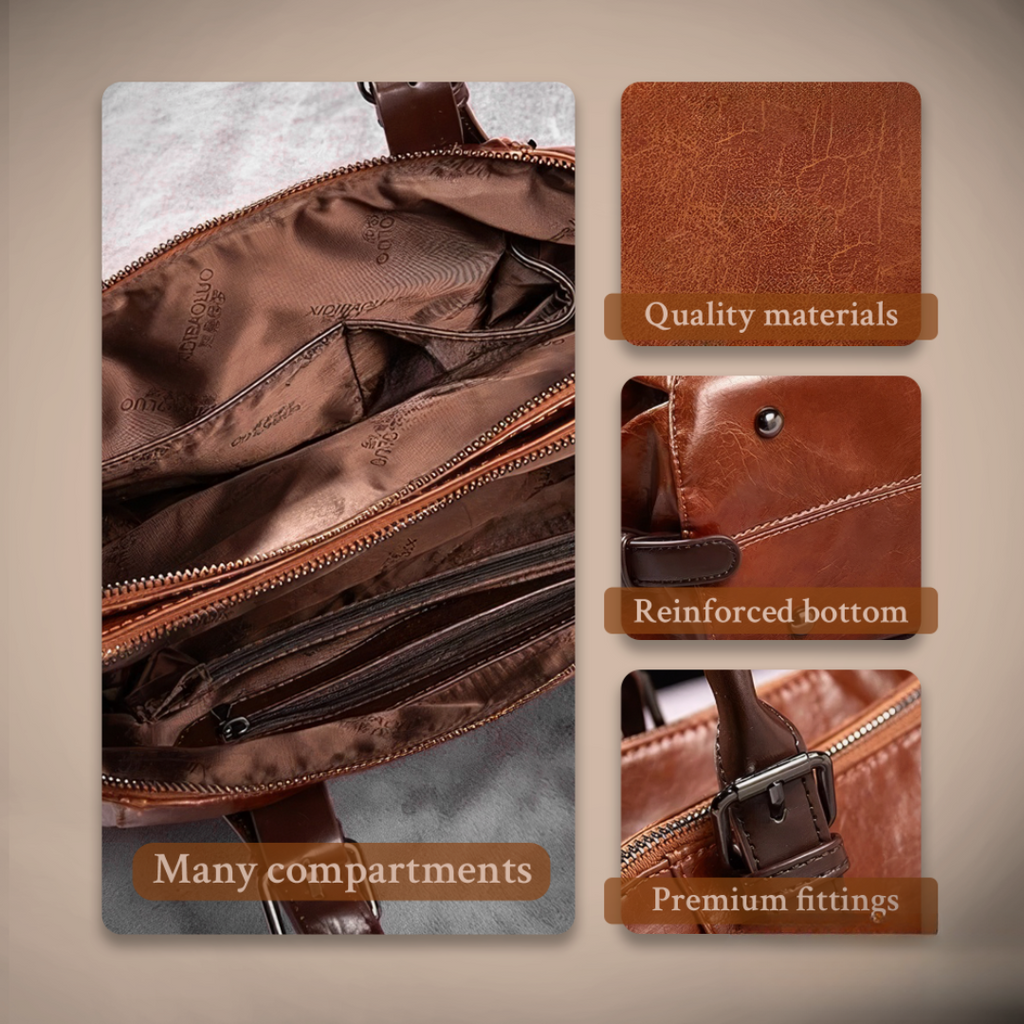 Women's Structured Statement Handbag – Timeless Everyday Bag in 4 Colors