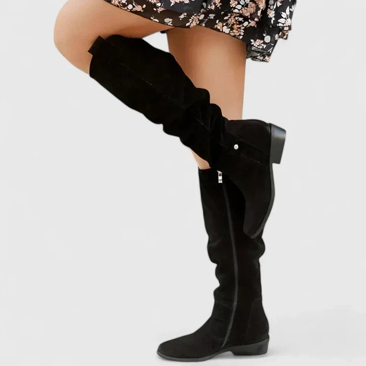 Women's Cushioned Comfort Boots – Stable 4 cm Heel Everyday Boots