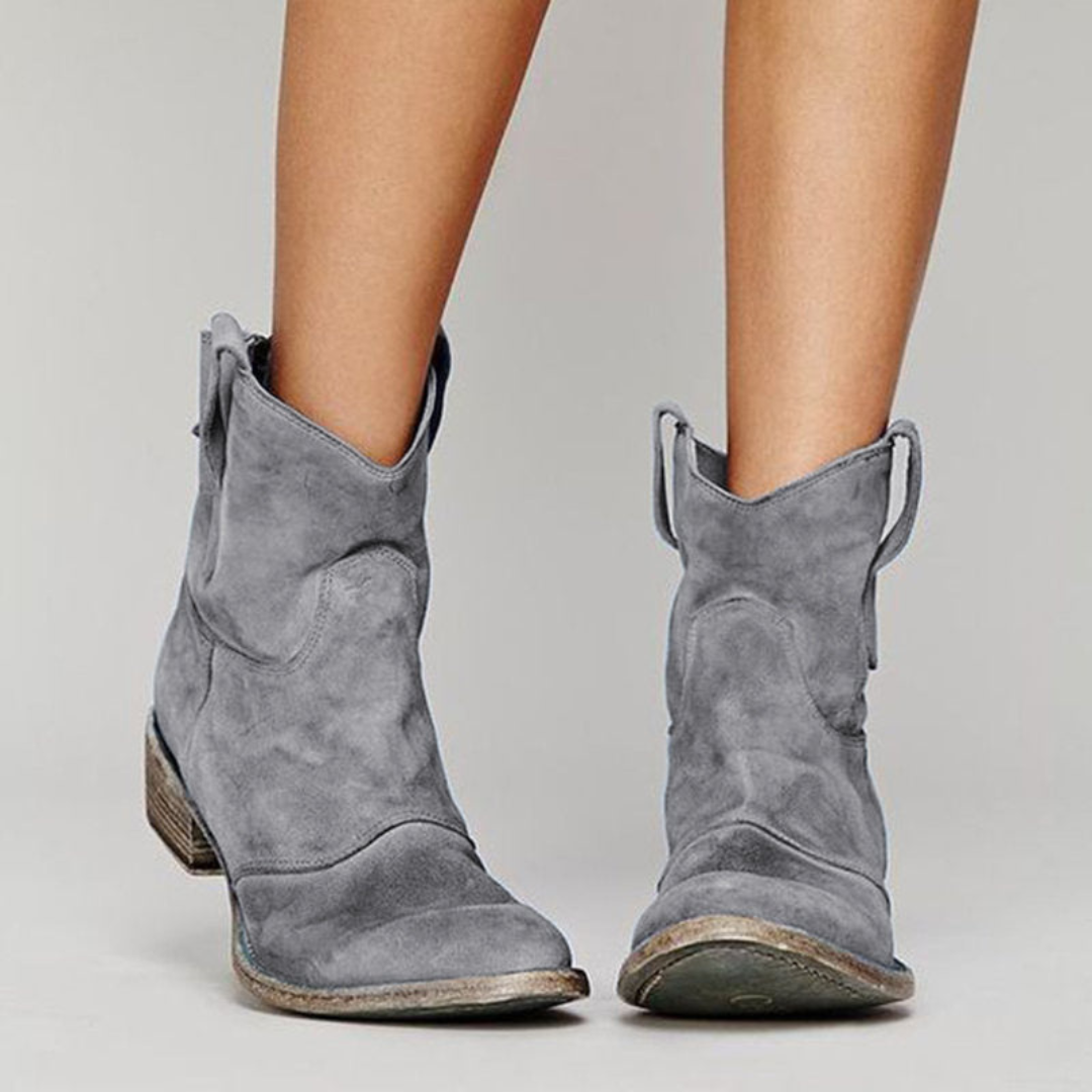 Women's Suede-Look Ankle Boots – Sleek Everyday Booties in 8 Colors