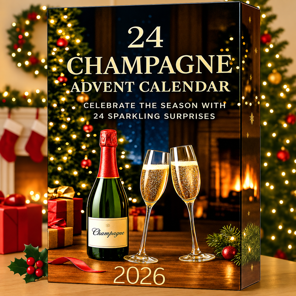 Celia | 24 Day Champagne Bottle Ornament Advent Calendar