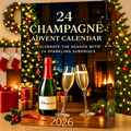 Celia | 24 Day Champagne Bottle Ornament Advent Calendar