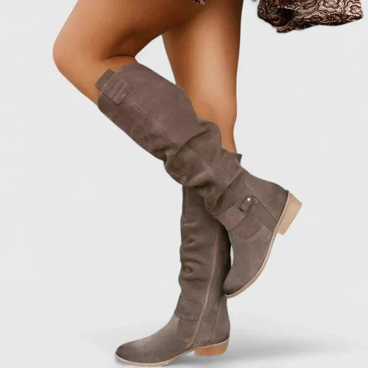 Women's Cushioned Comfort Boots – Stable 4 cm Heel Everyday Boots