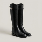 Wide Calf Boots for Women - Long Winter Boots with Low Heel