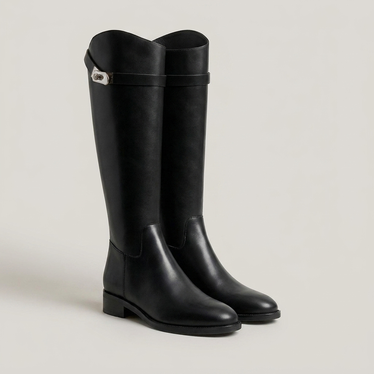 Wide Calf Boots for Women - Long Winter Boots with Low Heel