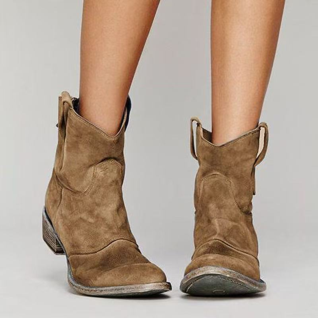 Women's Suede-Look Ankle Boots – Sleek Everyday Booties in 8 Colors