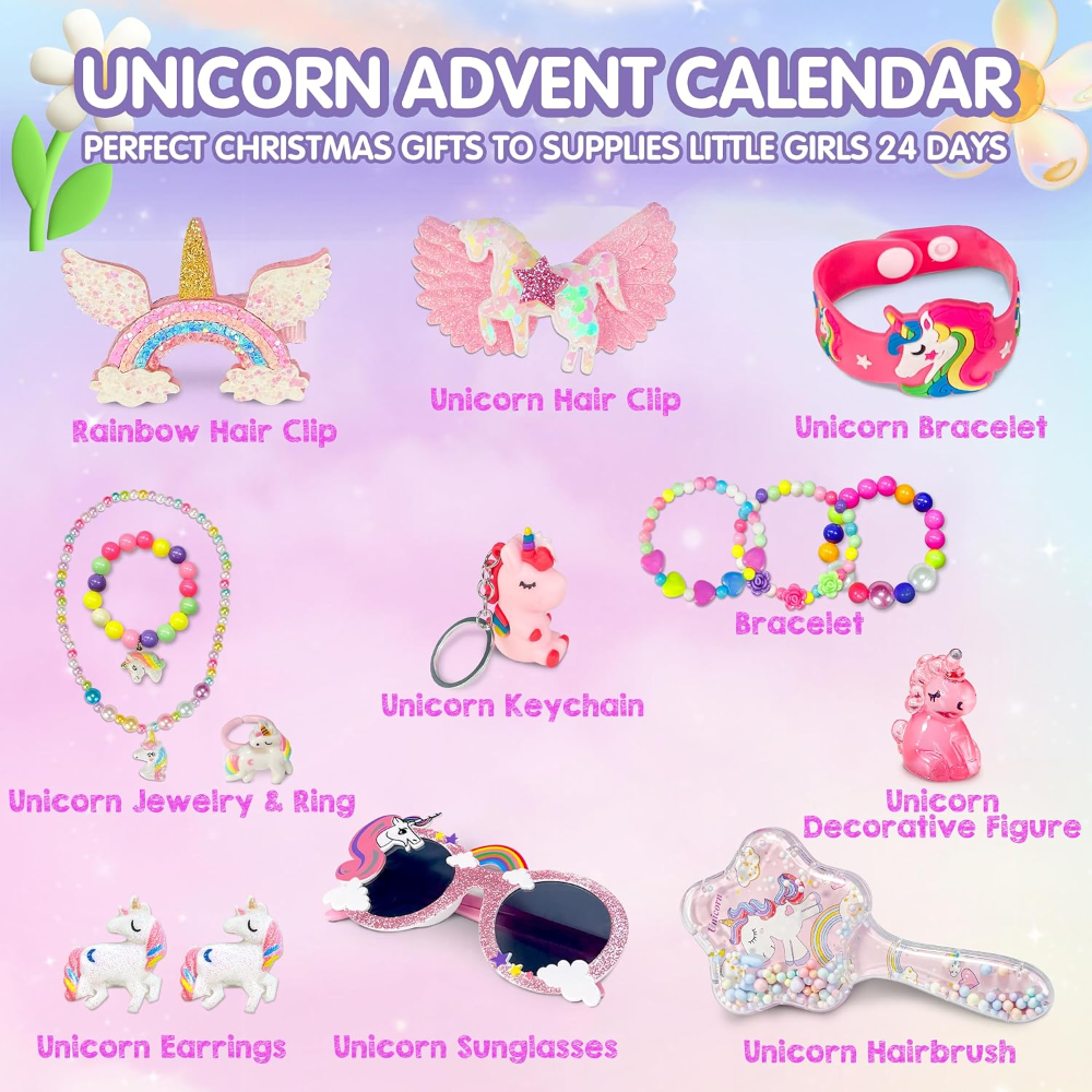 Kenna | 24 Day Unicorn Jewelry Advent Calendar