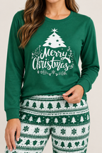 Jolene | Matching Family Christmas Pajamas in Green and Red