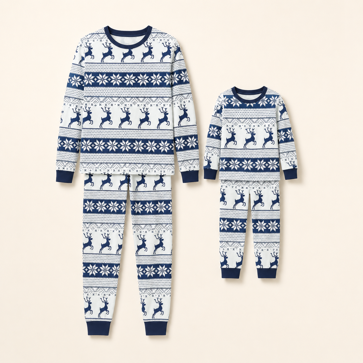 Helena | Matching Family Nordic Reindeer Christmas Pajamas