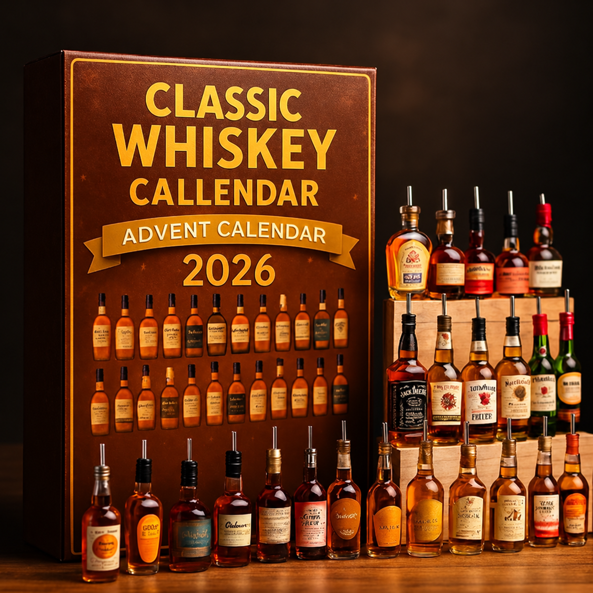 Graham | 24 Day Whisky Bottle Ornament Advent Calendar