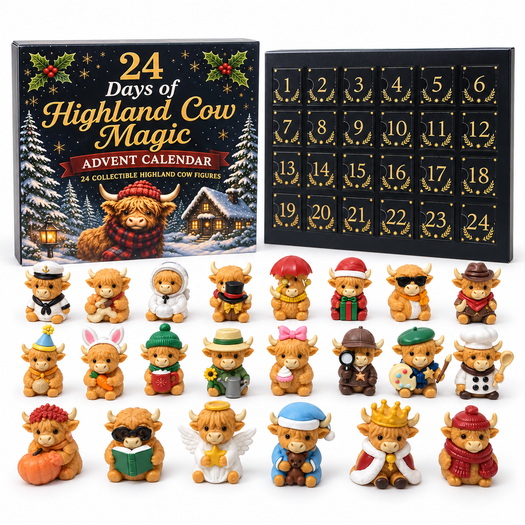 Marlow | 24 Day Highland Cow Advent Calendar