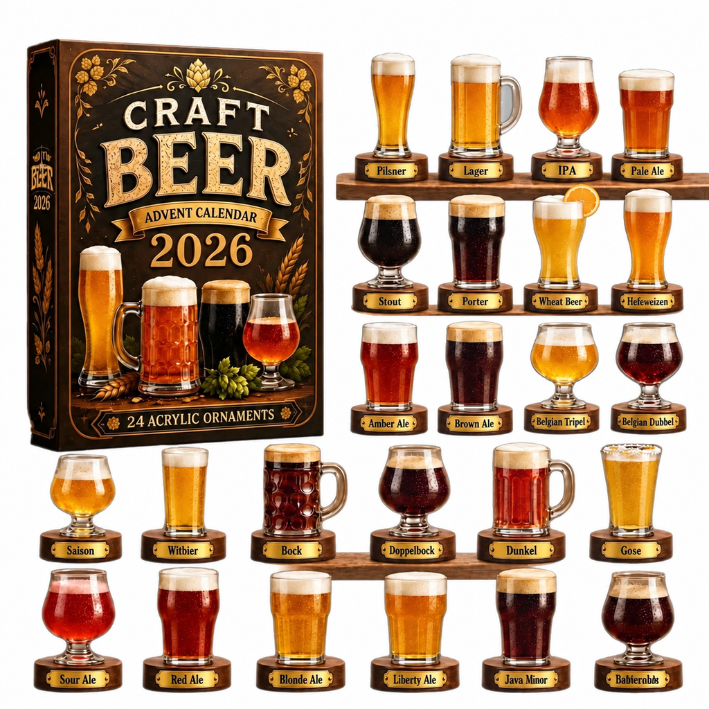 Hattie | Beer Mug Ornament Advent Calendar