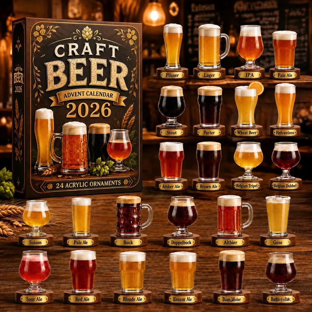 Hattie | Beer Mug Ornament Advent Calendar