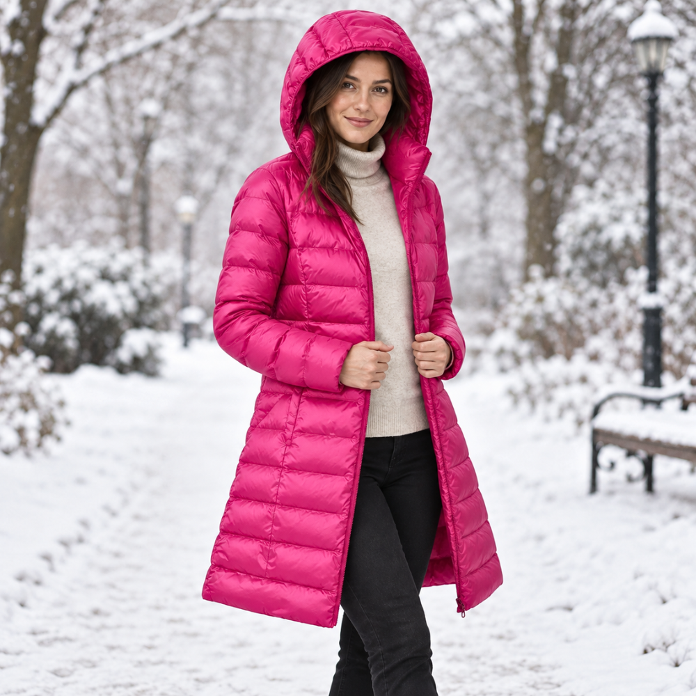 Women's Lightweight Packable Puffer Coat – Quilted Winter Walking Coat