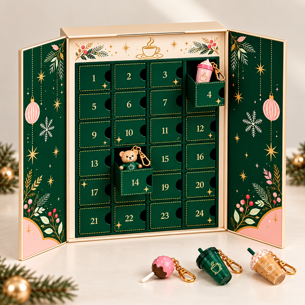 Briar | Mini Coffee Cup Keychain Advent Calendar