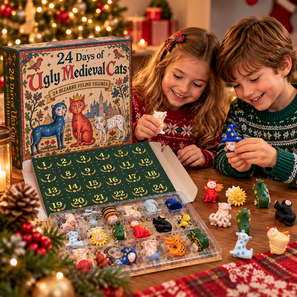 Ike | 24 Day Medieval Cat Figure Advent Calendar