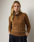 Women's Button-Up Cashmere Sweater