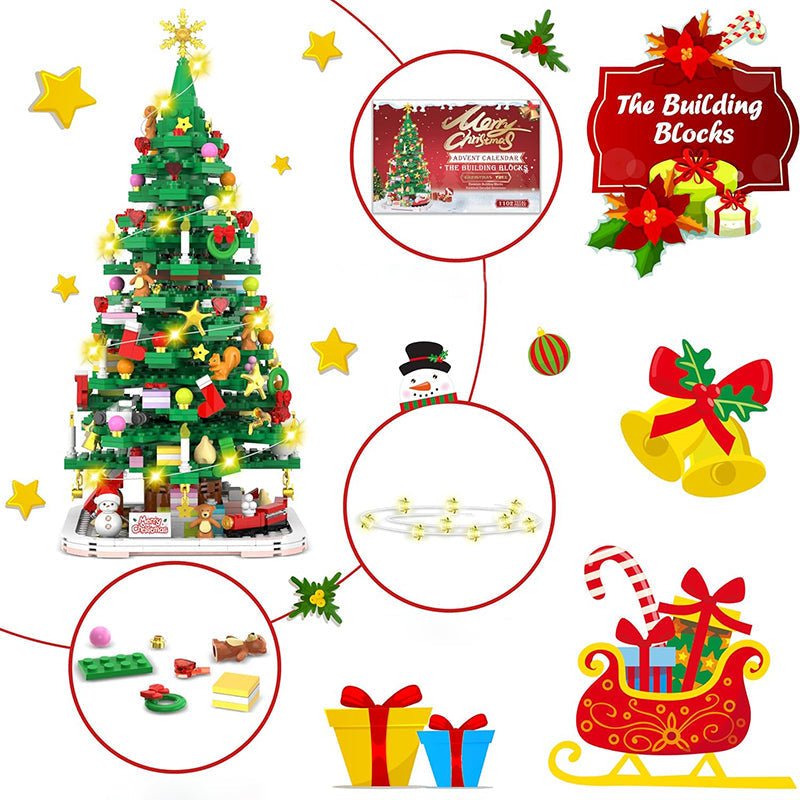 Benji | 1102 Piece Christmas Building Block Advent Calendar