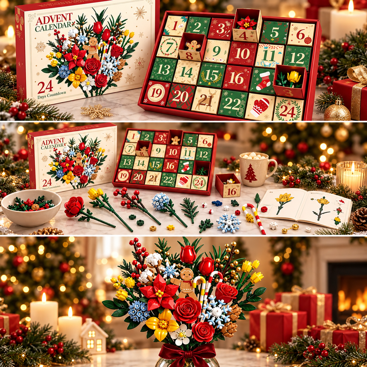 Winnie | 24 Day Build a Flower Advent Calendar