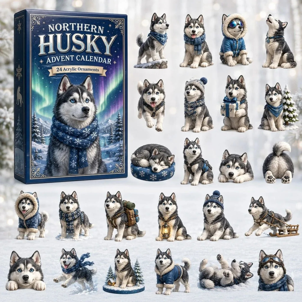 Juniper | 24 Day Husky Ornament Advent Calendar