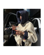 Women's Thick Warm Hooded Outwear - Cozy Solid Zip Woolen Coat