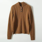 Women's Button-Up Cashmere Sweater