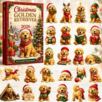 Sadie | 24 Day Golden Retriever Ornament Advent Calendar