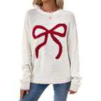 Liesel | Women Loose Round Neck Christmas Knit Pullover Sweater