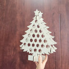 Sloane | Christmas Tree Wine Bottle Stand Advent Calendar