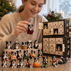Mabel | 24 Day Border Collie Ornament Advent Calendar