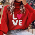 Romy | Women High Neck Batwing Sleeve Christmas Knit Sweater