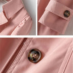 Bernadette Trench Coat – Women's Tailored Fit Classic Lapel Jacket