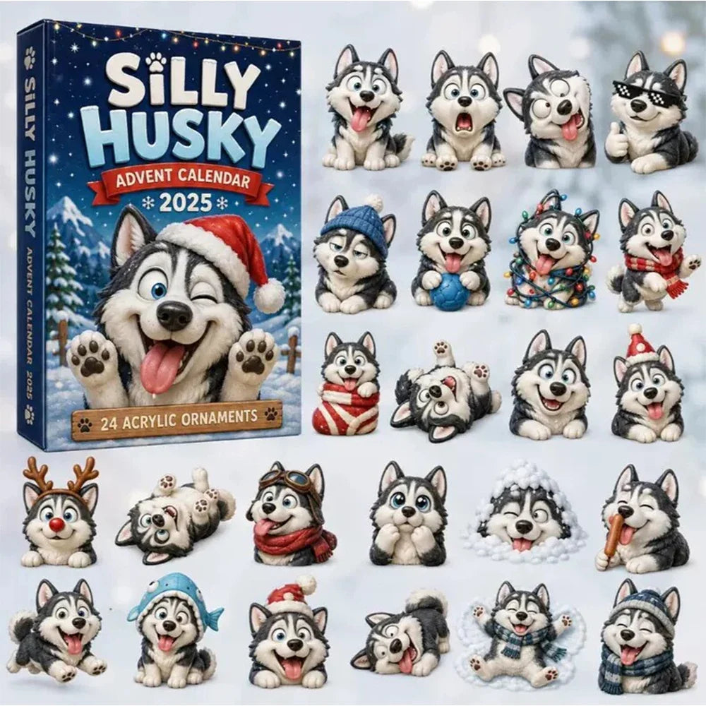 Juniper | 24 Day Husky Ornament Advent Calendar