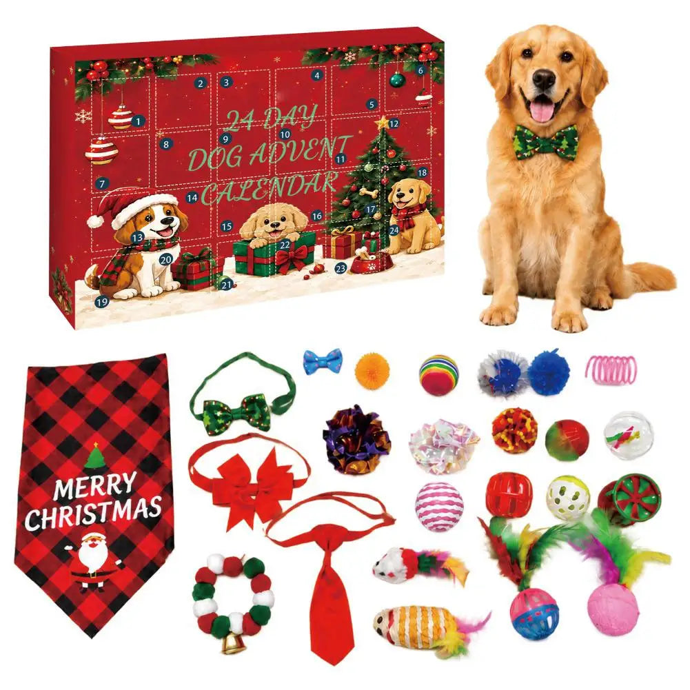 Toby | 24 Day Dog Toy and Accessory Advent Calendar