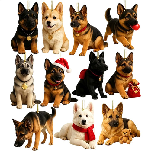 Duke | 24 Day German Shepherd Ornament Advent Calendar